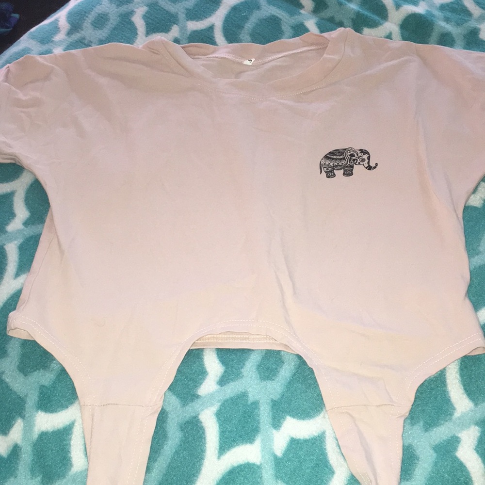 Cropped Elephant shirt